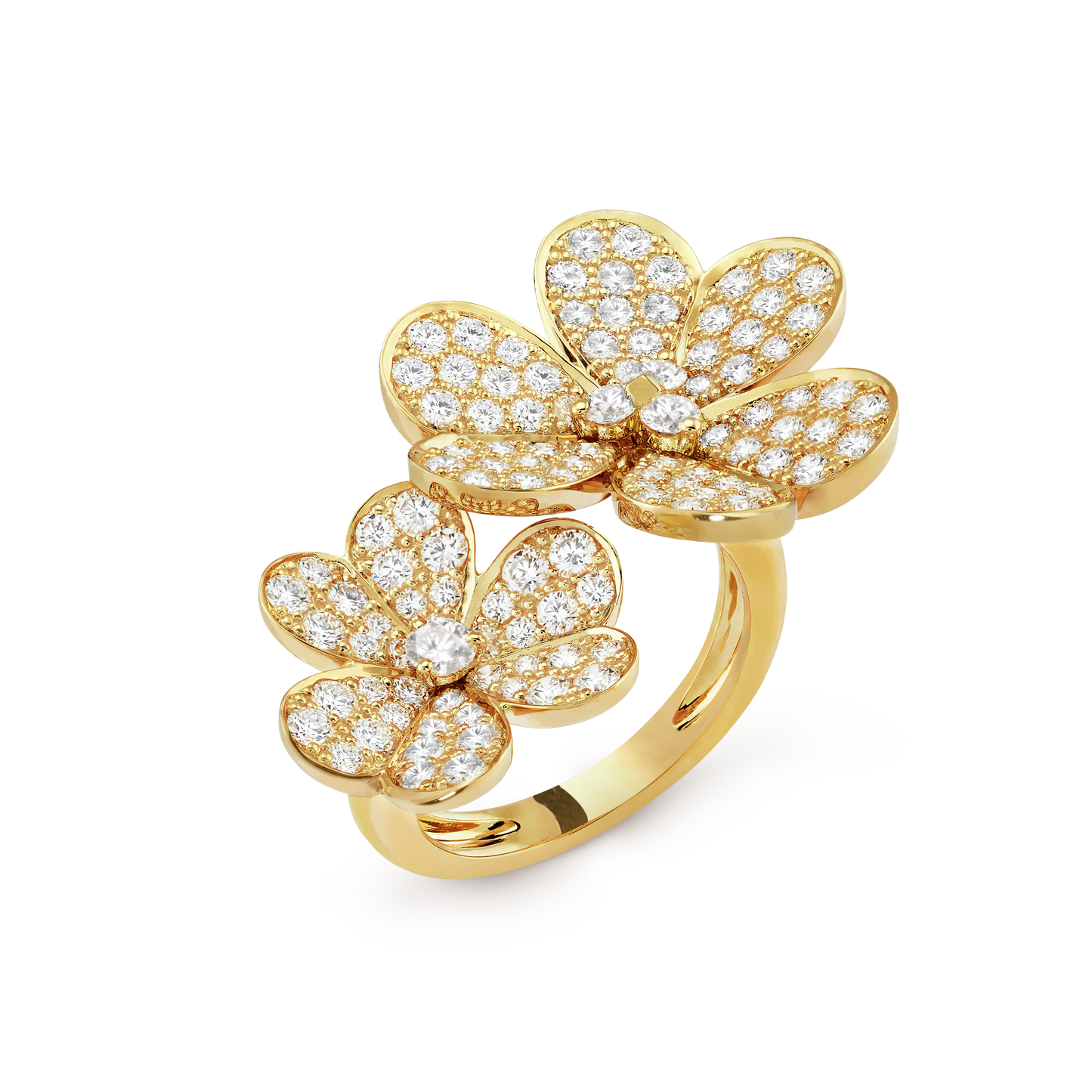 18K Van Cleef & Arpels VCA Frivole Between the Finger Ring