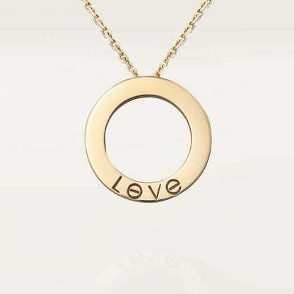 Collier Love pavé de diamants 18 carats