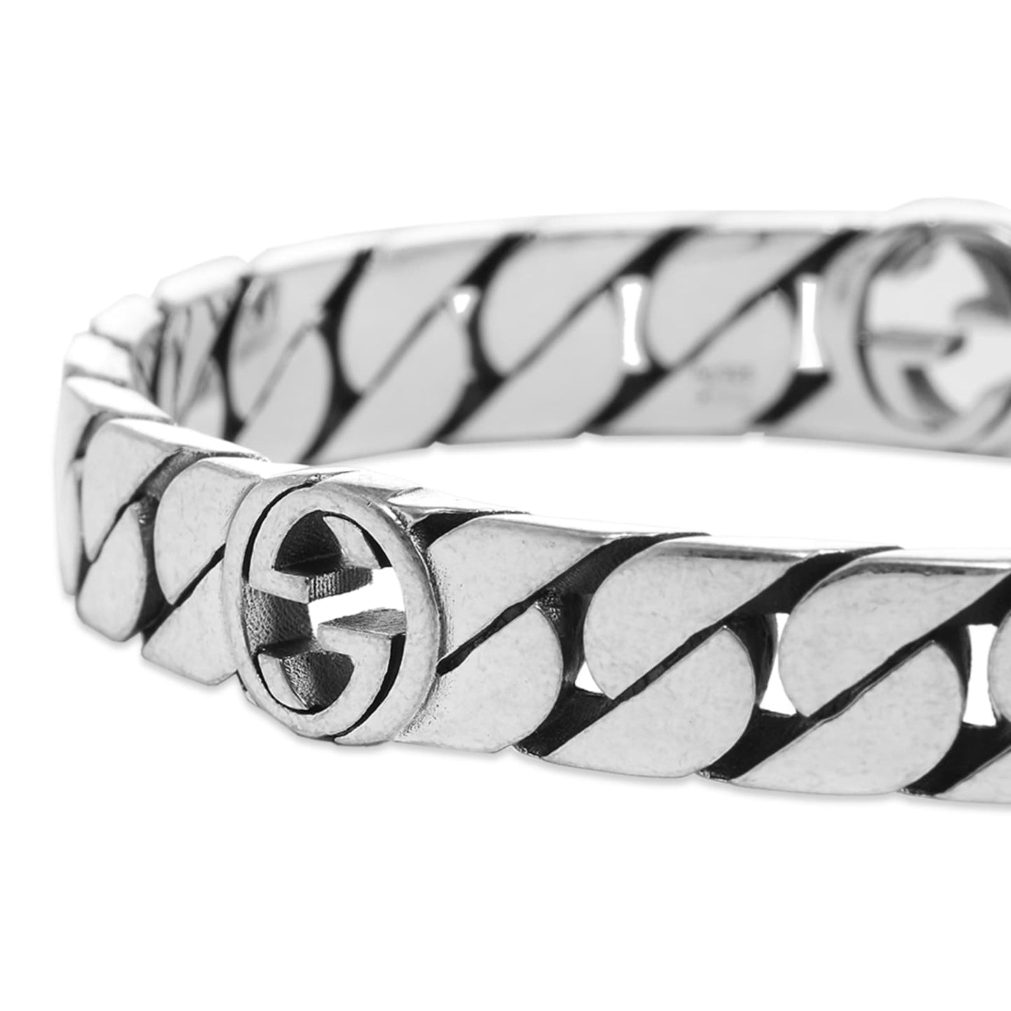 Double G Interlocking G Rigid Bracelet