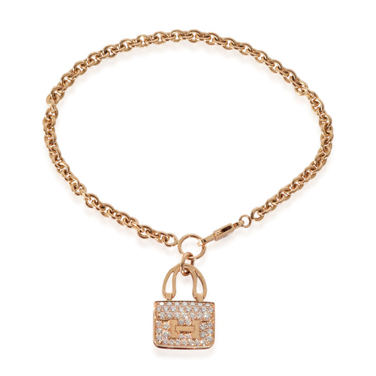 18K Amulettes Constance Diamond H Bracelet