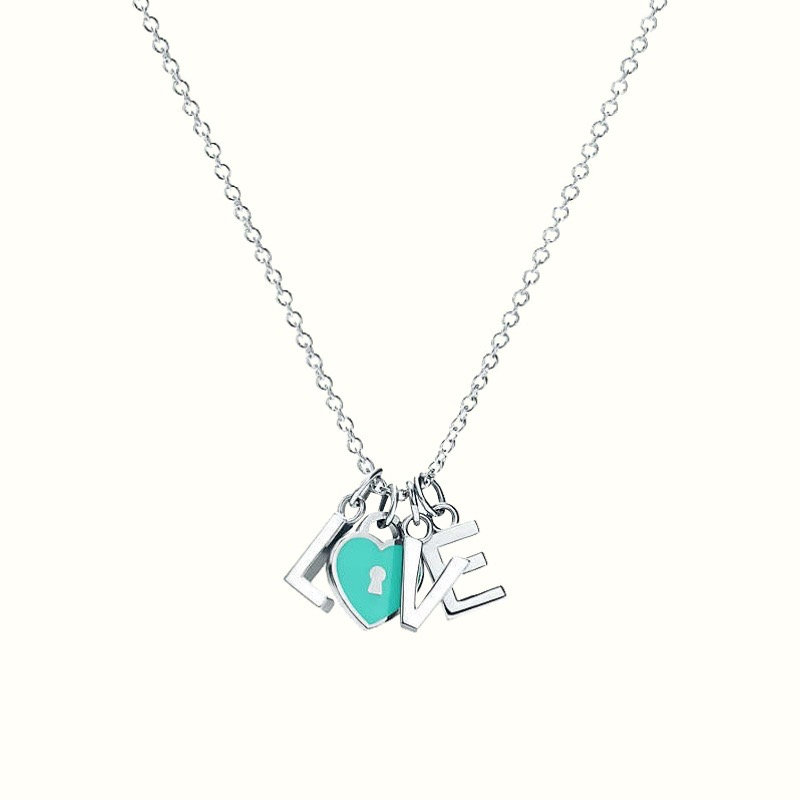 Collier chaîne d'amour T 18 carats