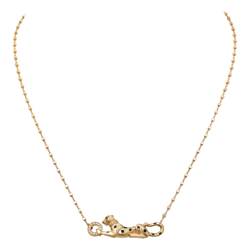 18K  Panthère De Diamond Necklace