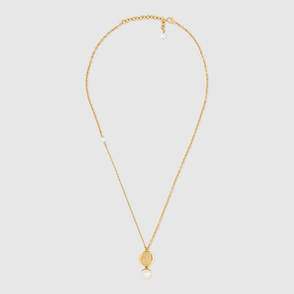 18K Double G Blondie Pendant Necklace