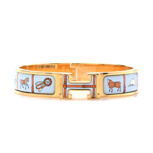 18K Clic H Couvertures Blue Bracelet