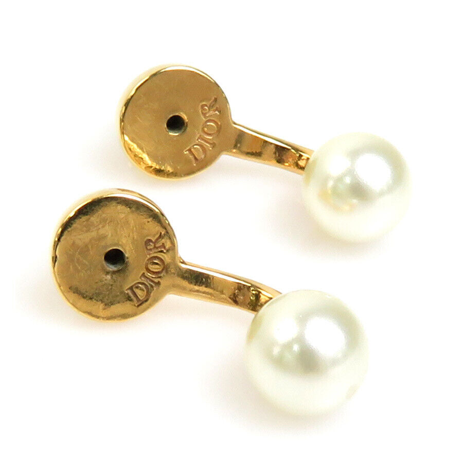 18K CD 30 Montaigne Pearl Earrings