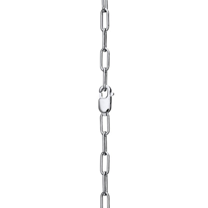 18K T Lock Pendant Pavé Diamonds Necklace