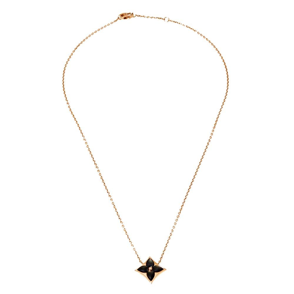 18K Louis Color Blossom Necklace