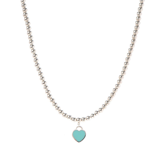 18K Return to Tiffany Heart Tag Bead Necklace