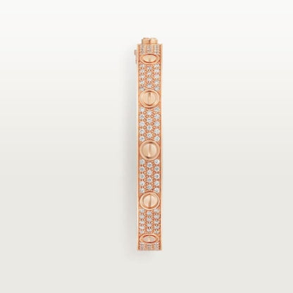 Bracelet diamants pavé d'amour 18 carats