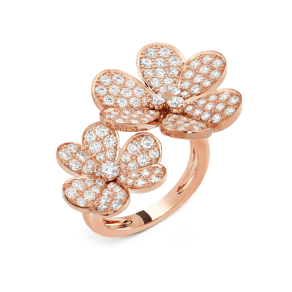 18K Van Cleef & Arpels VCA Frivole Between the Finger Ring