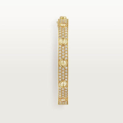 Bracelet diamants pavé d'amour 18 carats