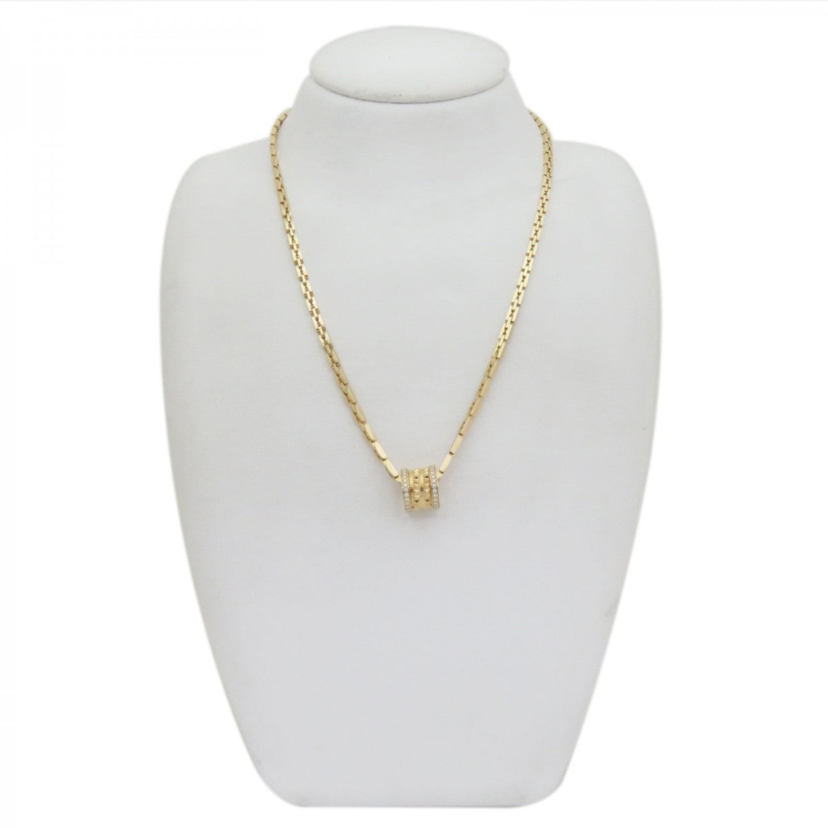 18K  B.ZERO1  Diamonds Chain Link Necklace