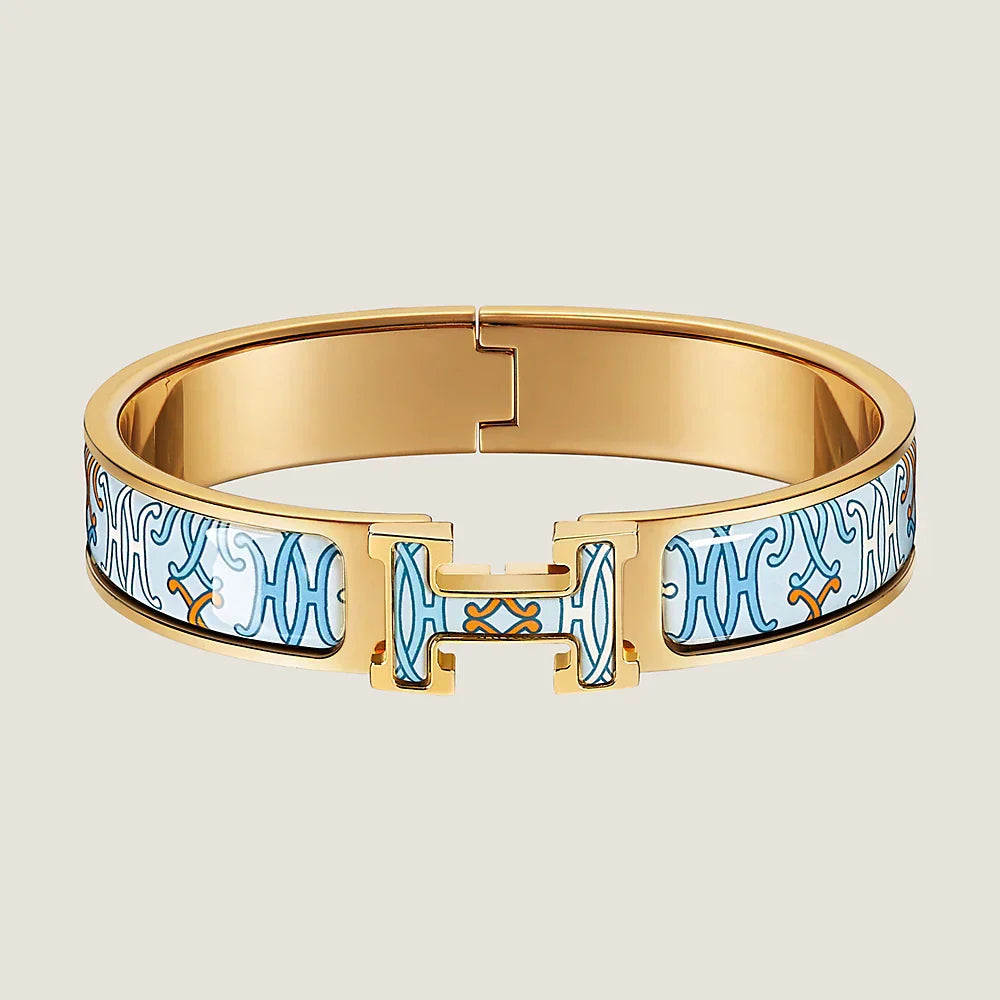 Bracelet bleu 18K Clic HH Lift