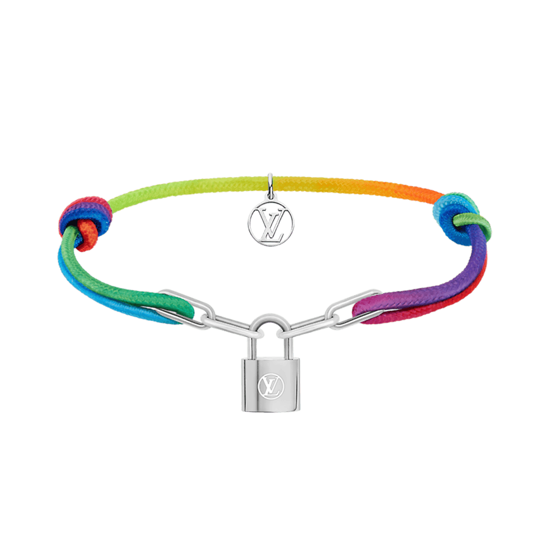 Bracelet arc-en-ciel Louis Silver Lockit X Virgil Abloh 18 carats