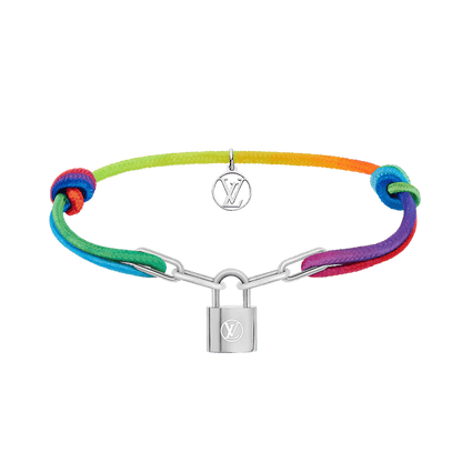 Bracelet arc-en-ciel Louis Silver Lockit X Virgil Abloh 18 carats