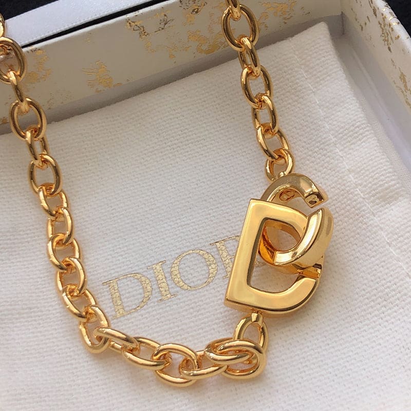 18K CD Lock Necklace