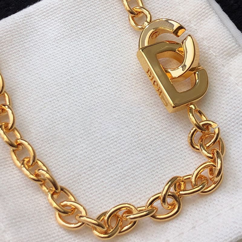 18K CD Lock Necklace