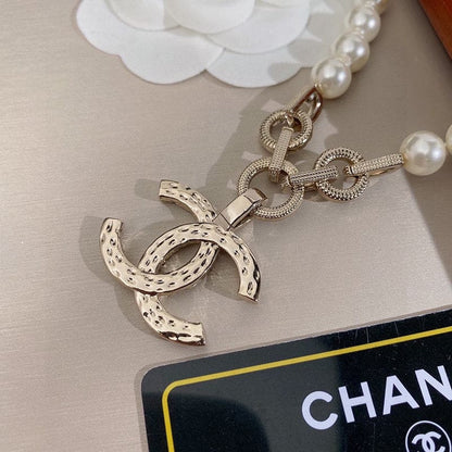 18K CC Pearl Necklace