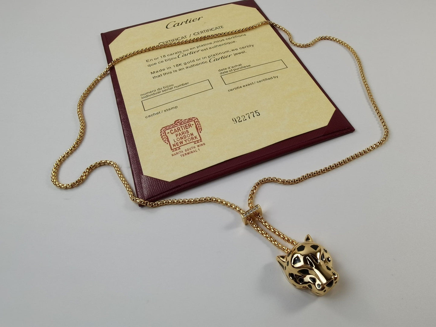 18K Panthère De Necklace