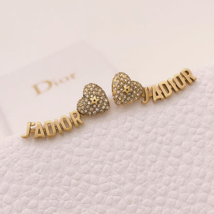 18K CD J'Adior Vintage Earrings