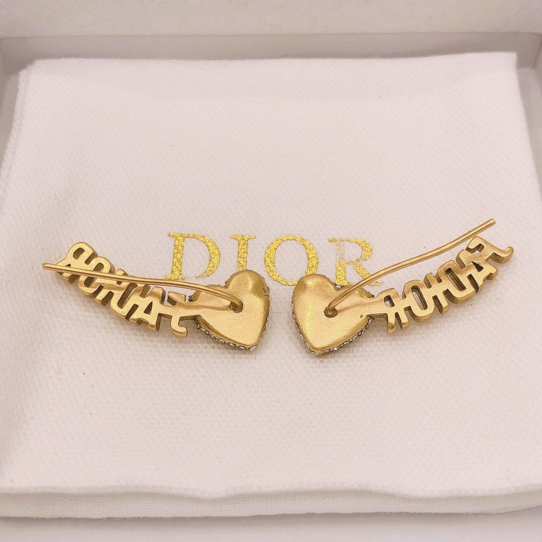 18K CD J'Adior Vintage Earrings