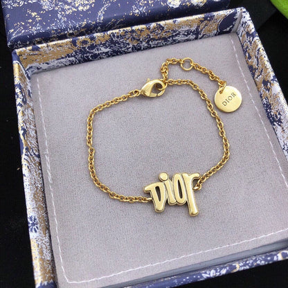 18K CD Chain Bracelet