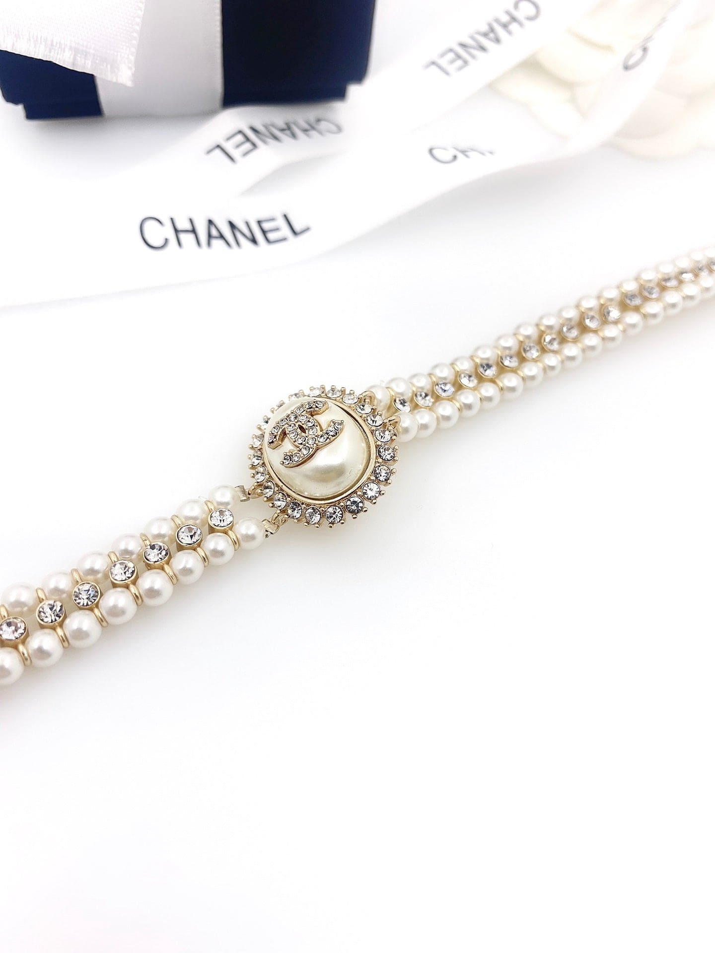 18K CC Pearl Necklace