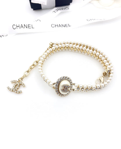 18K CC Pearl Necklace