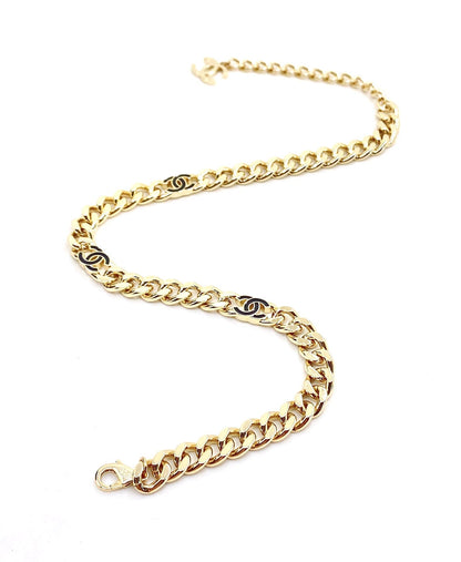 18K Black CC Chain Necklace