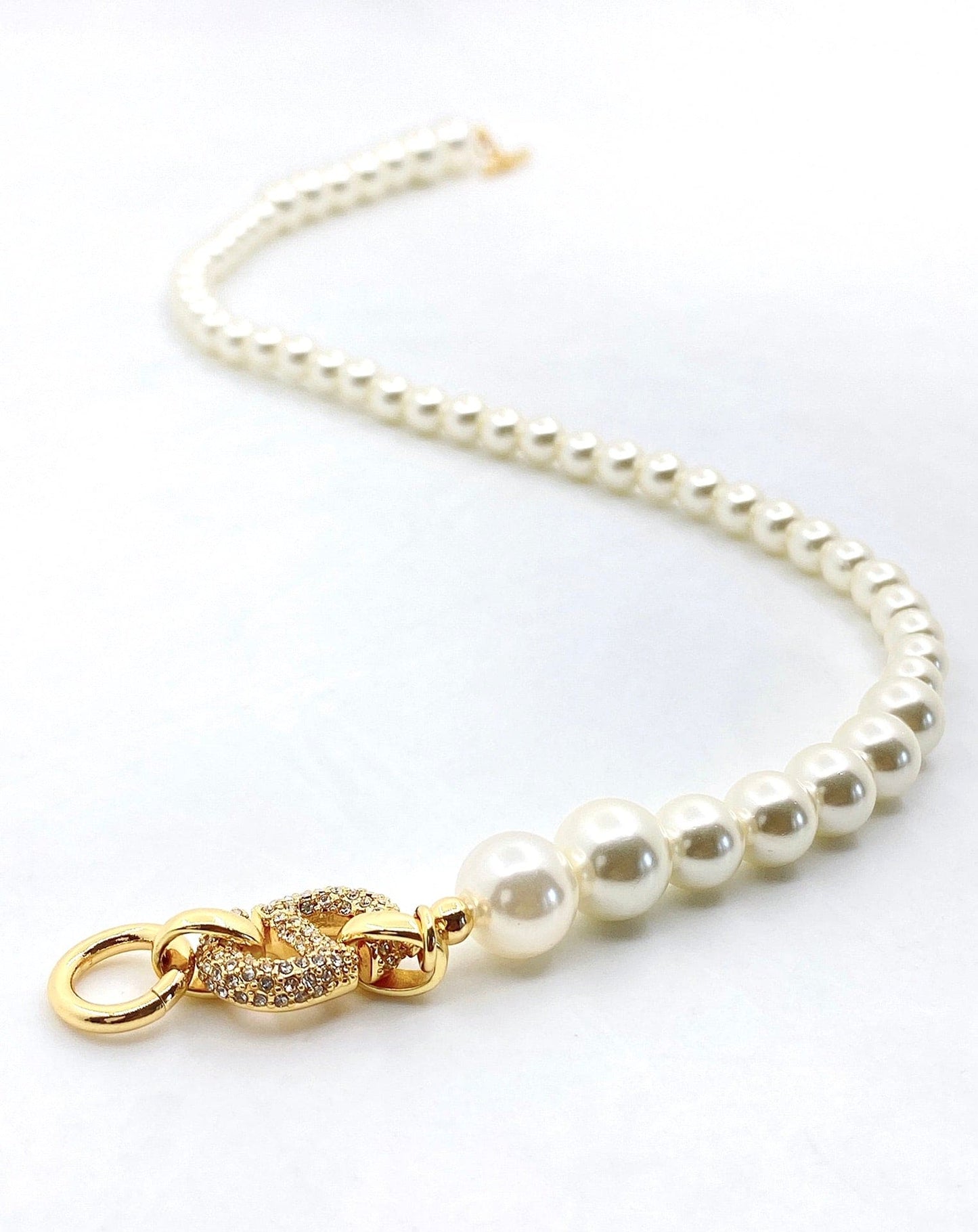 18K CC Pearl Necklace