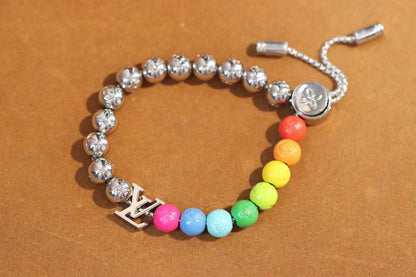 18K Louis Beads Color Bracelet