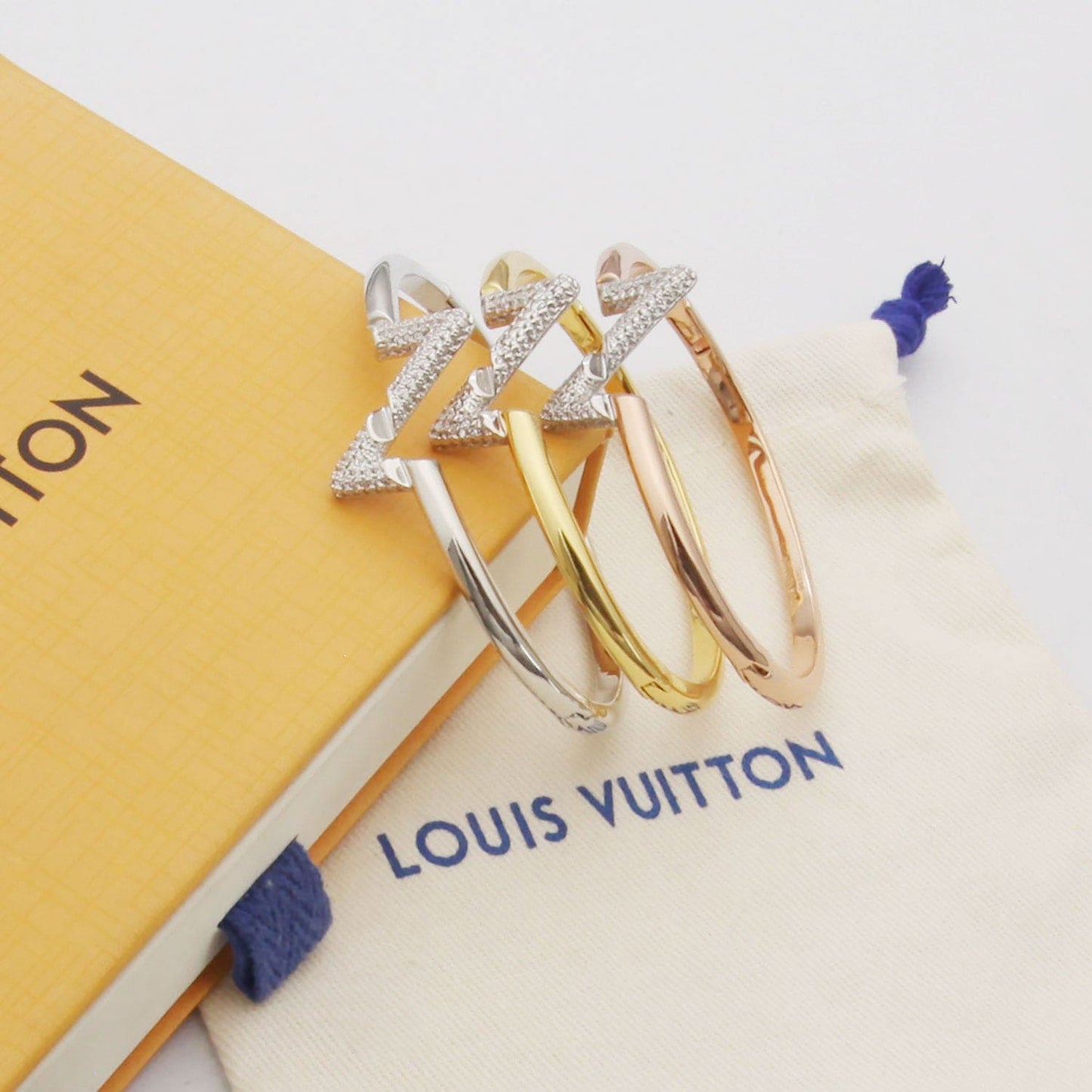 18K Louis Volt Upside Down Bracelet