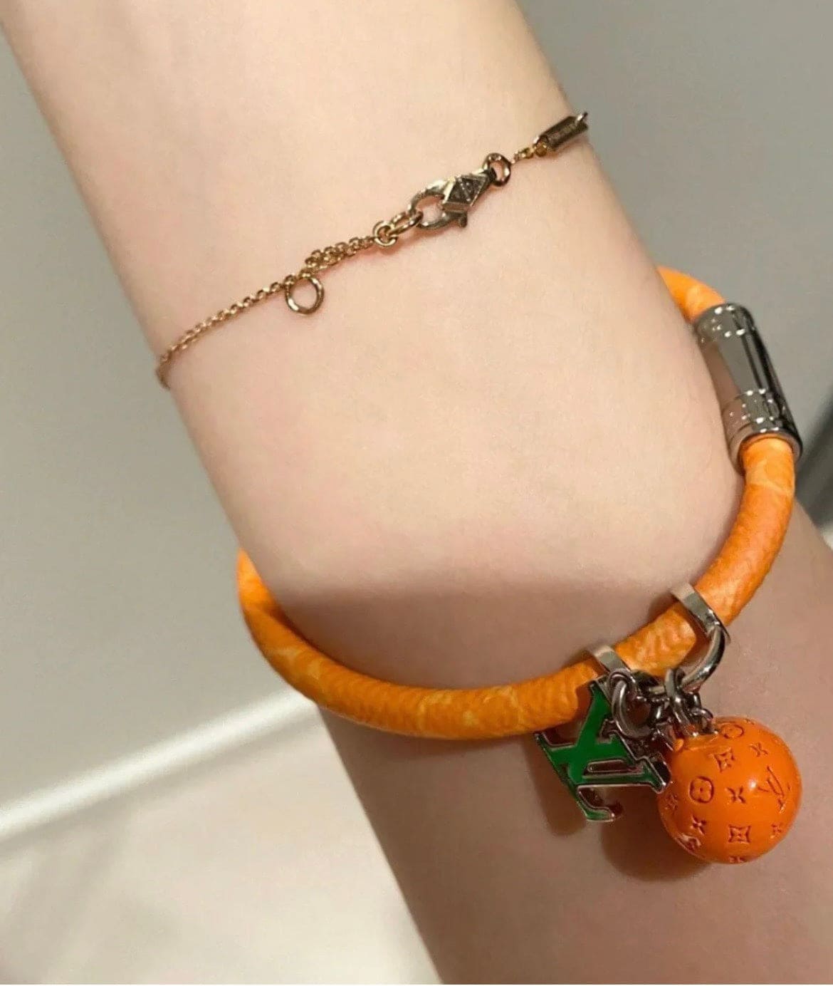 Bracelet orange Louis Hang It Fruits 18 carats