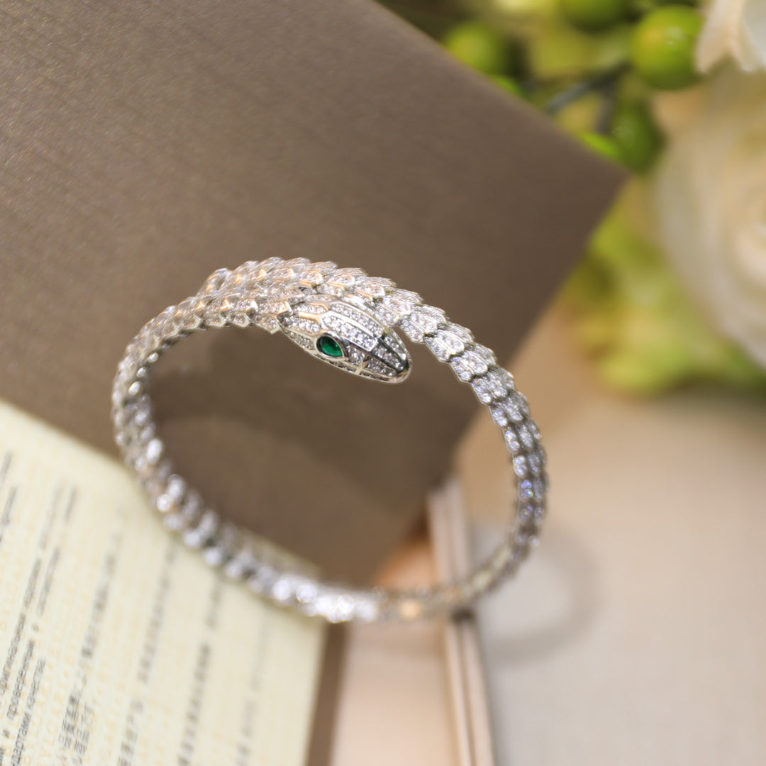 18K BV Serpenti Tubolari Diamond Bracelet