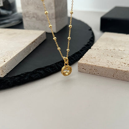 18K Double G Interlocking G Necklace