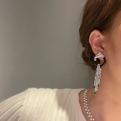 18K Panthère De Earrings