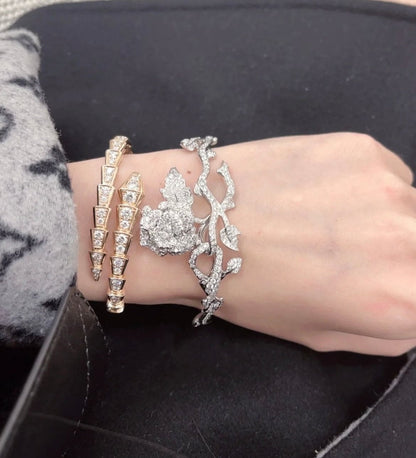 18K CD De Rose Diamond Bracelet