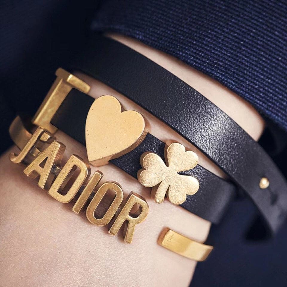 18K CD J’adior Open Cuff Bracelet