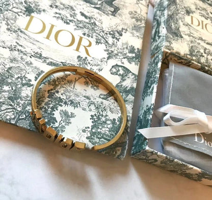18K CD J’adior Open Cuff Bracelet