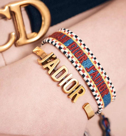 18K CD J’adior Open Cuff Bracelet