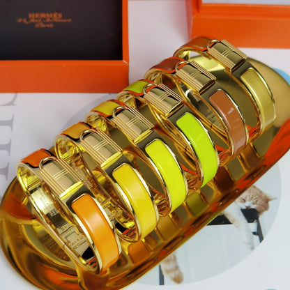 Bracelet Clic Cadenas Orange H 18 carats