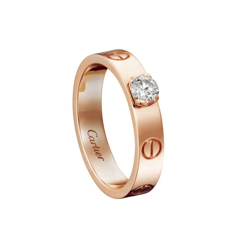 18K Cartier Love Engagement Ring