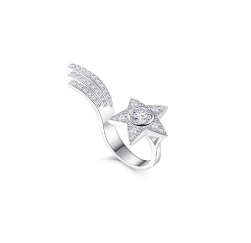 18K Chanel Com¡§¡§te Diamonds Ring