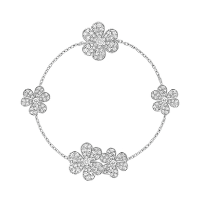 18K Van Cleef & Arpels Frivole Diamonds Bracelet