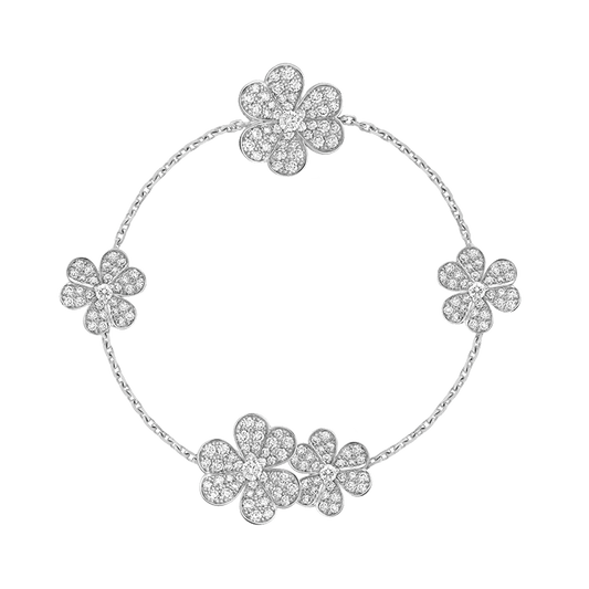 18K Van Cleef & Arpels Frivole Diamonds Bracelet