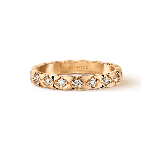 18K Chanel Coco Crush Mini Diamonds Ring