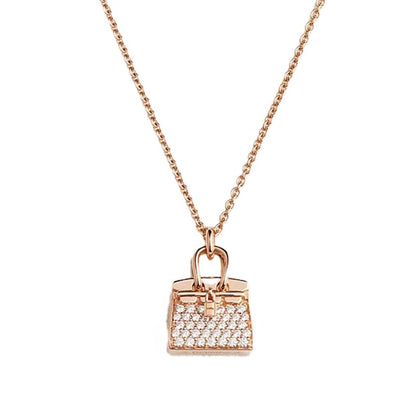 18K Amulettes Birkin Pendant H Necklace