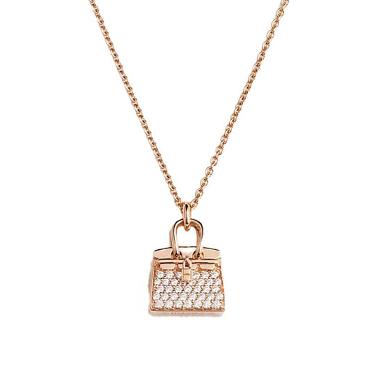 18K Amulettes Birkin Pendant H Necklace