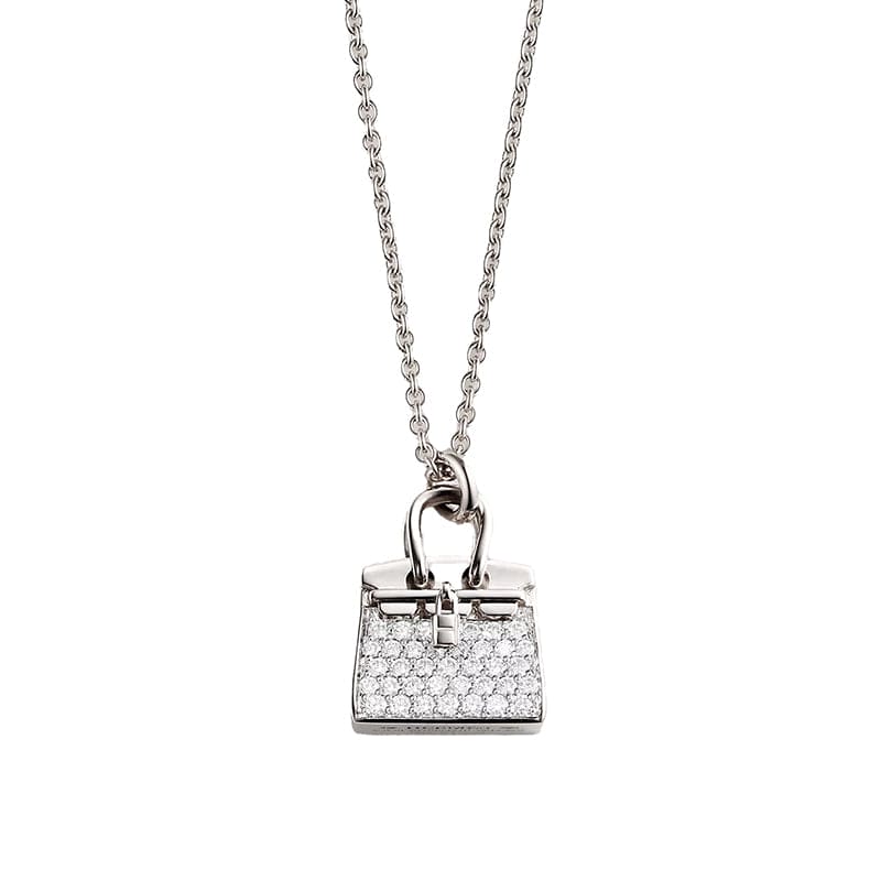 18K Amulettes Birkin Pendant H Necklace