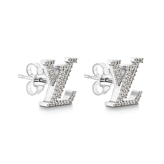 Boucles d'oreilles Louis emblématiques en diamant 18 carats